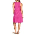 thumbnail image 4 of Gap Women's Lightweight Tiered Layered Sleeveless Summer Dress (Very Berry, XXL), 4 of 16