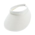 thumbnail image 2 of Sombrero con visera ajustable para playa, tenis, pesca, ciclismo y jogging. Blanco, 2 of 9