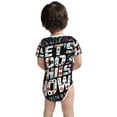 thumbnail image 3 of Adobk Geometric Sports Energetic Burst Print Baby Climbing Clothes,Jumpsuit Rompers Classic Rompers Child Short sleeve Bodysuits-2 Years, 3 of 6