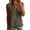 Brown, variant on Ziynglg Tops for Women Sleeveless V Neck Lace Trim Tops Fashion Casual Lightweight Tops Beach Vacation Tops