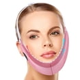 thumbnail image 4 of V-face Facial Lifting Belt Face Slimming V line Double Chin Red Blu LED, Red Blue Light Photon Therapy Machine, Pink, 4 of 7