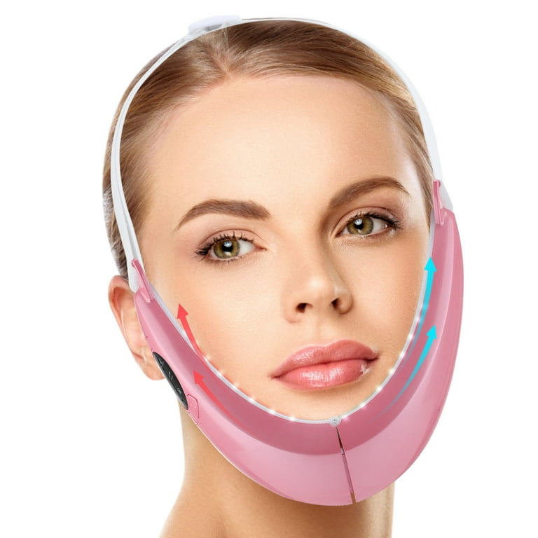 V-face Facial Lifting Belt Face Slimming V line Double Chin Red