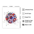 thumbnail image 2 of Poster Master Sports Poster - Soccer Print - Soccer Ball Art - Silhouette Art - Abstract Art - Watercolor Art - Ball Art - Colorful Art - Great Kid's Room or Bedroom Decor - 8x10 UNFRAMED, 2 of 4