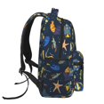 thumbnail image 3 of Balery Undersea Animals Mochila Escolar Impresa, Mochila Ligera para Viajes Casual, Mochila Duradera y Cómoda Multifuncional, Mochila para Laptop-One Size, 3 of 5