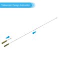 thumbnail image 4 of Unique Bargains 1.2M/4ft Telescopic Handheld Flagpoles,2Set Pointer Stick w Sponge Handle Yellow, 4 of 8