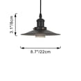 thumbnail image 6 of Kiven Plug in Pendant Light, Dimmable Hanging Light with Remote Control, Modern Hanging Light Fixture with 15FT Cord Adjustable Height for Bedroom Foyer Hallway Kitchen Island, Black Finish, 6 of 7