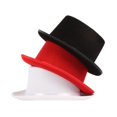 thumbnail image 3 of Sombrero de copa Retro para niños y niñas, juego de rol, sombrero de mago, fiesta Rave, Halloween, Cosplay, accesorios para espectáculo de escenario, sombreros para niños, 3 of 4