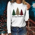 thumbnail image 2 of Patlollav Christmas Tops for Ladies,Womens Tops Plaid Casual Long Sleeve T-Shirt Gift, 2 of 6