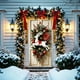 thumbnail image 5 of Christmas Door Cover 35 X 71 In Christmas Door Hanging Cloth Christmas reindeer Patterned Door Curtain Christmas Day Door Or Wall Decoration, 5 of 6