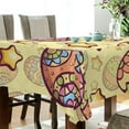 thumbnail image 3 of 54"x54" Easter Bunny Eggs Tablecloth Waterproof Washable Polyester Square Table Cover Durable Tablecloth for Kitchen Dining Table Party Decor, 3 of 7