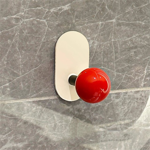 Must Have In The Bathroom! Non Drilling Powerful Bonding And Traceless Hooks For Easy Hanging Wall Stocking Hanger for 10