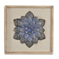 thumbnail image 1 of Cheungs 5439 White Washed Frame - Dark Blue, Gold & Brown, 1 of 1