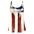 thumbnail image 4 of Womens American Flag Tank Tops Sleeveless Spaghetti Straps Flowy Shirts Casual Summer 4th of July Retro Blouses, 4 of 4