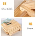 thumbnail image 5 of Sturdy Wooden Step Stool For Multi-functional Use, Hinoki Bath Chair Made In Japan, Solid Wood Ideal Bedside Stool, Non-slip Portable Square With Rounded Corners And Space-saving Design, 5 of 5