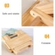 thumbnail image 5 of Taburete de madera sin terminar, diseño seguro para niños que garantiza un uso seguro tanto para los más pequeños como para los adultos, perfecto para entrenar la independencia en una variedad de, 5 of 5
