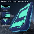 thumbnail image 7 of Decase Case for Samsung Galaxy Tab A11 8.7" 2025 (SM-X133/X135) with Shoulder Strap,Tri-Layer PC+TPU Back Cover,Heavy Duty Kickstand Tablet Case for Tab A11 for Kids Women Men,D, 7 of 7