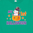 thumbnail image 4 of Inktastic My 1st Halloween with Unicorn Witch Girls Baby T-Shirt, 4 of 5
