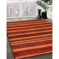 thumbnail image 2 of Ahgly Company Indoor Rectangle Abstract Orange Red Abstract Area Rugs, 6' x 9', 2 of 6