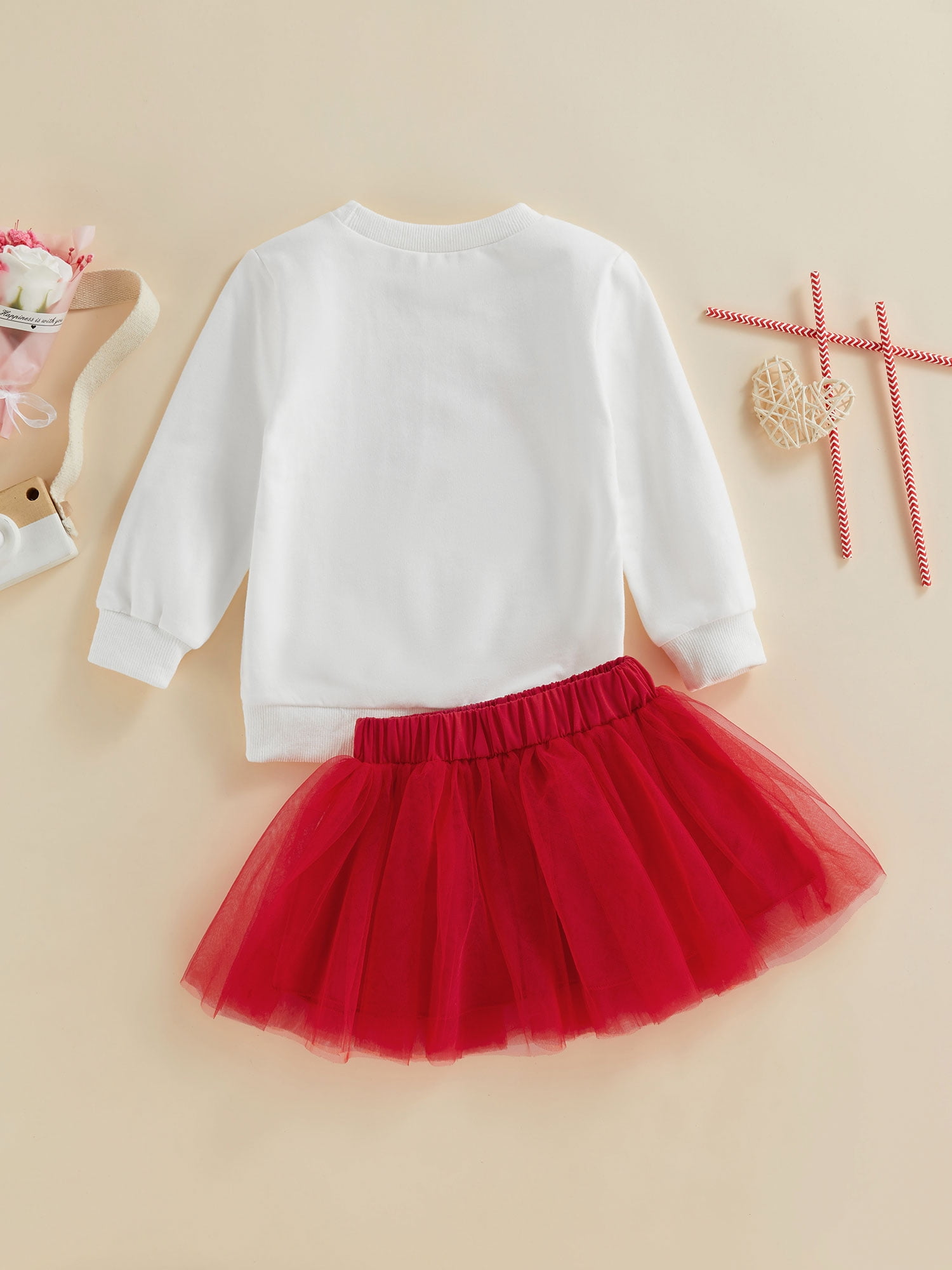 Baby girl red tutu skirt deals