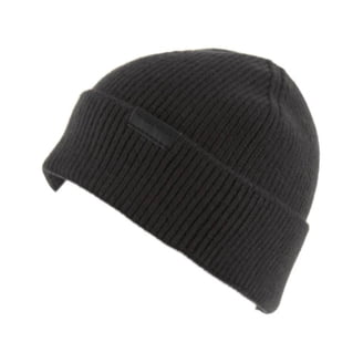 Waffle Knit Cuff Beanie Winter Hat Roll up Edge Skull Cap 