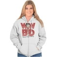 thumbnail image 5 of Retro Betty Boop Cartoon WWBD Funny Zip Hoodie Sweatshirt Women Brisco Brands M, 5 of 6