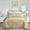 Elegant Beige Flowers, variant on JML Bedspread Set, King, Boho Pattern, 3 Piece