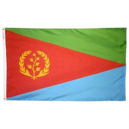 Annin Flagmakers 192515 2 ft. X 3 ft. Nyl-Glo Eritrea Flag