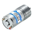 thumbnail image 4 of Uxcell Silver Tone Micro Gear Box Motor Speed Reduction Geared Motor DC 24V 280RPM JGA25370, 4 of 6