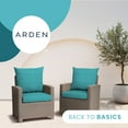 thumbnail image 3 of ARDEN Basics Outdoor Deep Seat Set, 22 x 24, Rain-Proof and Fade Resistant, Luna Geometric, 3 of 9
