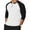 White（mens shirts）, variant on GuangCheng Mens Shirts,Colorblock,Raglan Sleeve Henley T-Shirts,Regular Fit,Soft,Button Collar Tops,White,Size M