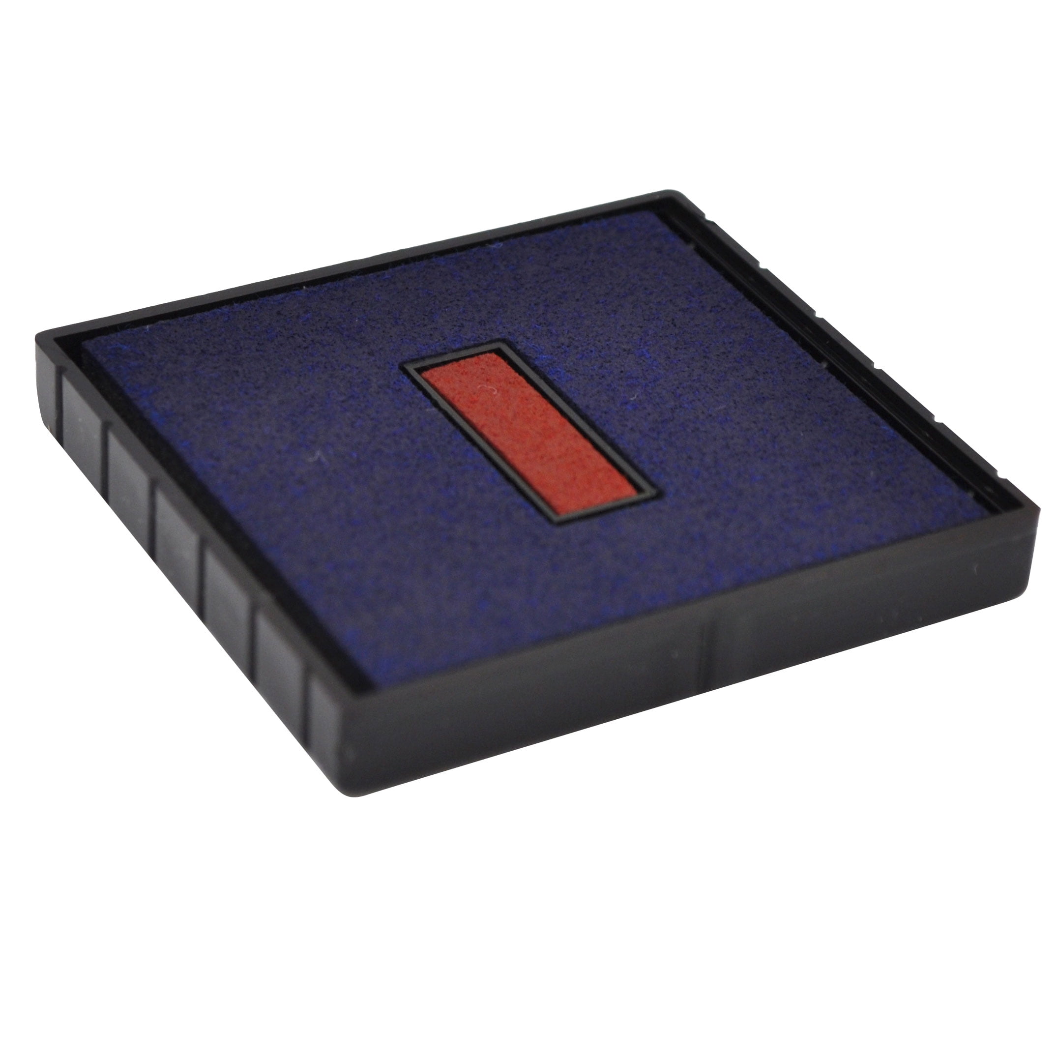 Replacement Ink Pad For MaxMark Stamper Q43 Self-Inking Stamp – Blue/Red Water-Based Ink Pad