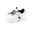 Black, variant on REDARER Boys Breathable Mesh Sneakers Thick Sole Lace Up Dad Shoes Soft Comfortable Athletic Footwear for Kids,Size:5-5.5 Years