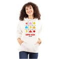 thumbnail image 3 of PACMAN Game Over Tic Tac Toe Ghosts Hoodie Sweatshirt Women Men Brisco Brands S, 3 of 6