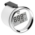 thumbnail image 3 of Tbest Tachymètre, 09990rpm Tachymètre Jauge IP67 Rétro-Éclairage Rouge Étanche 52mm / 2in Écran LCD 932v, Compteur de Révolution Moteur, 3 of 8
