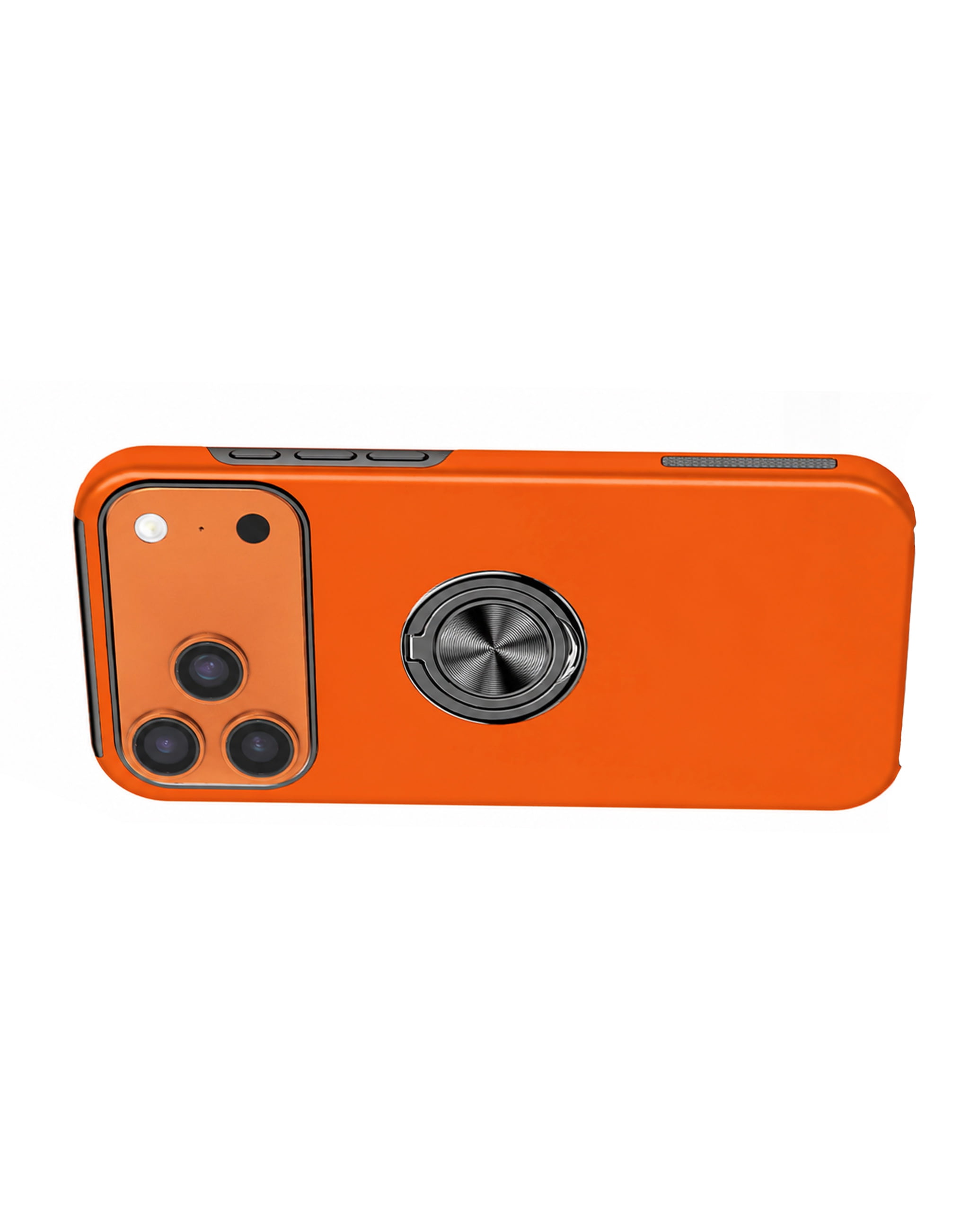 Dual Layer Case with Magnetic Ring for iPhone 17 Pro Max - Orange
