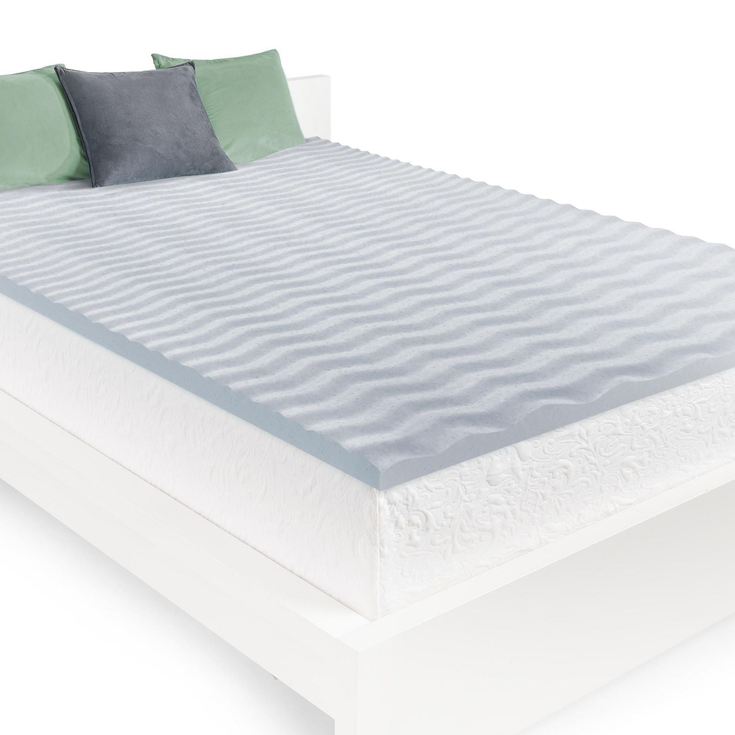 HoMedics 2"Cool Wave Memory Foam Mattress Topper
