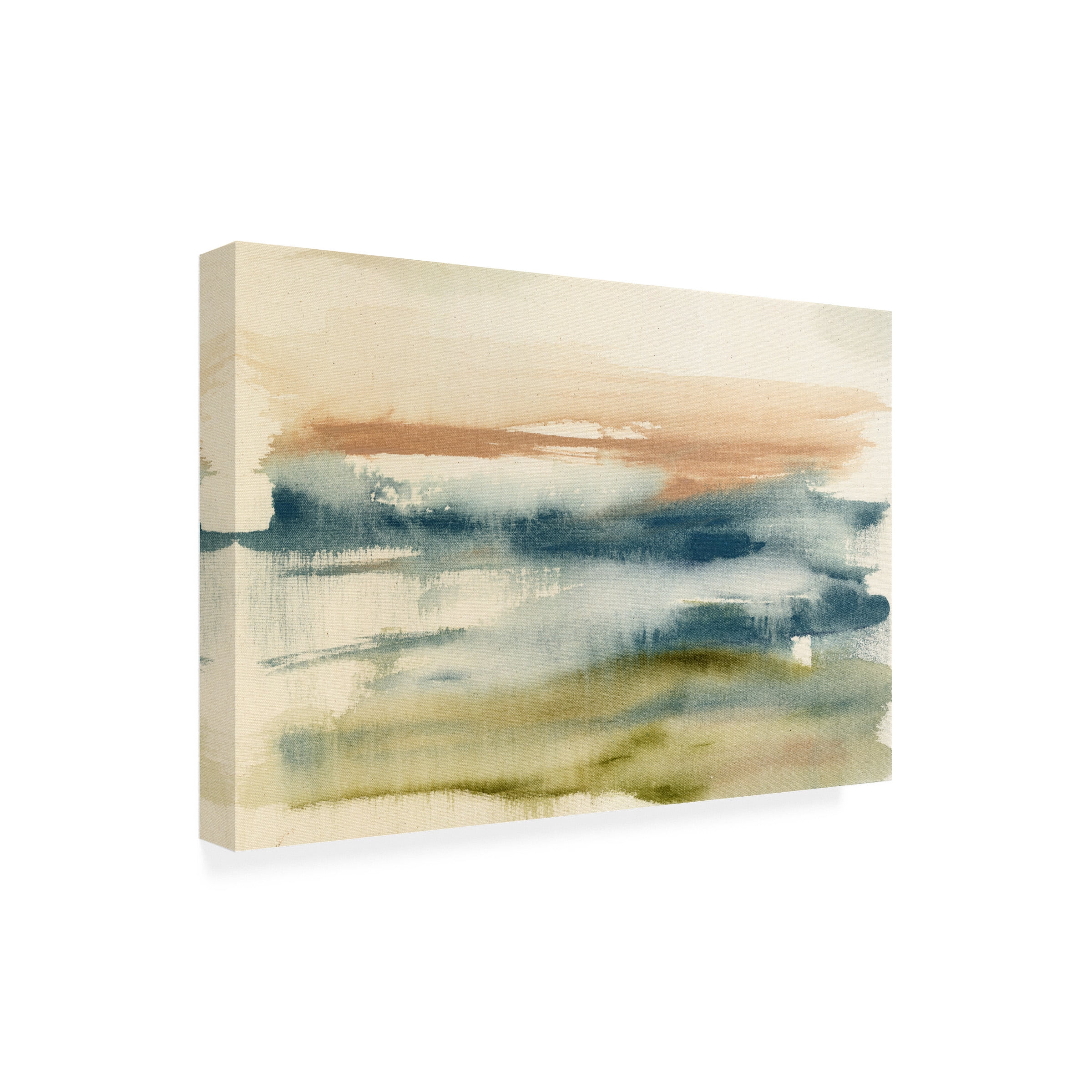 Jennifer Goldberger 'Blended Horizon II' Canvas Art