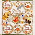 thumbnail image 2 of GELXGRIT 48 Pcs Fall Paper Plate AFN1Thanksgiving Disposable Pumpkin Maple Leaves Patterns Dinner Dessert Tableware Supplies for Thanksgiving Harvest Autumn Kitchen Party Decor, 2 of 3
