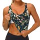 thumbnail image 3 of Balery Watercolor Floral Sujetadores deportivos con espalda cruzada para mujer, acolchados, sin costuras, de alto impacto, ideales para yoga, gimnasio, entrenamiento y fitness.-, 3 of 8