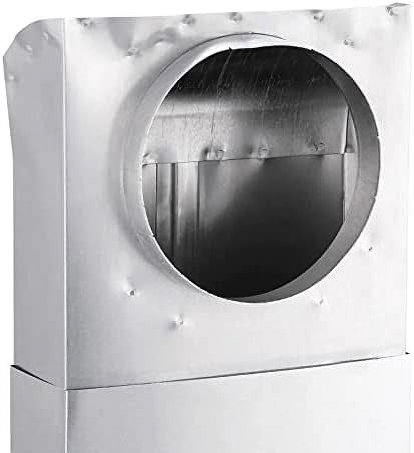 Samisson Adjustable Space Saver Aluminum Dryer Vent Duct With Straight Outlet - 28 In. To 45 In. — Indoor & Outdoor Use, NEC-Compliant