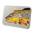 thumbnail image 1 of Almencla Fishing Lures Box Iron Compact Saltwater Organizer for Trout Sunfish Panfish Trout, 1 of 8