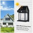 thumbnail image 4 of Motion Sensor Solar Wall Light, 3 Modes Outdoor LED Sconce, Dusk to Dawn Lights for Patio, Fence and Courtyard with Motion Sensor, Solar Wall Lanterns, 4 of 7