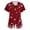 Red, variant on Womens Christmas Scrub Tops Xmas Graphic Tees V Neck Short Sleeve Christmas Shirts Cute Nurse Uniform Medical Scrubs with Pockets