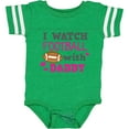 thumbnail image 3 of Inktastic I Watch Football with My Daddy Boys or Girls Baby Bodysuit, 3 of 5