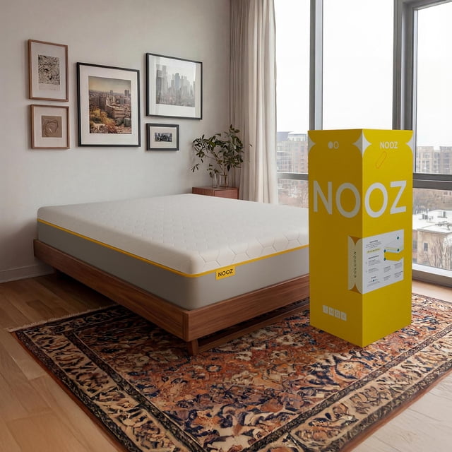 Colchón Queen Size En Caja Nooz Prime 30 cm Medio Firme Memory Foam Soporte Premium