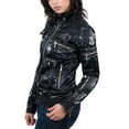thumbnail image 2 of Williams Wilson Aureka Nero Black Padded Women's Cropped Jacket, 2 of 3