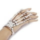 thumbnail image 2 of El Anillo de Dedo Gótico Punky Del Cráneo Esquelético Del Esclavo Brazalete, 2 of 8