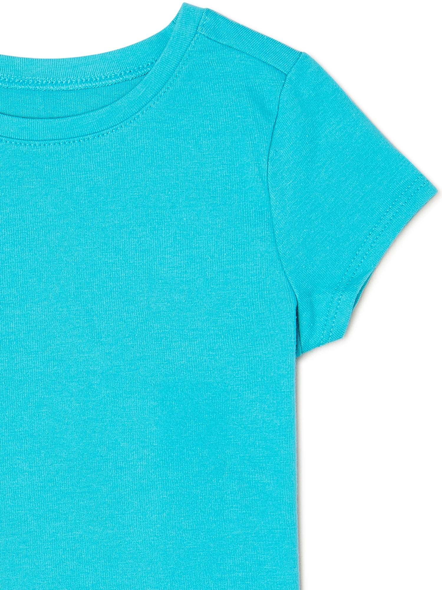Garanimals Baby & Toddler Girls’ Basic T-Shirts Multipack, 5-Pack, Sizes 12M-5T