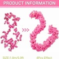 thumbnail image 3 of BNNG ‌Artificial Cherry Blossom Garland – Hanging Silk Flower Vine for Wedding, Party & Home Decor – Kawaii Pink Cherry Blossom for Wall, Ceiling & Spring-Themed Events‌, 3 of 9