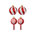 thumbnail image 2 of 15Pieces Christmas Ornaments Candy Theme Christmas Candy Ornaments Set Xmas Tree Decorations Festive for Home,B, 2 of 6